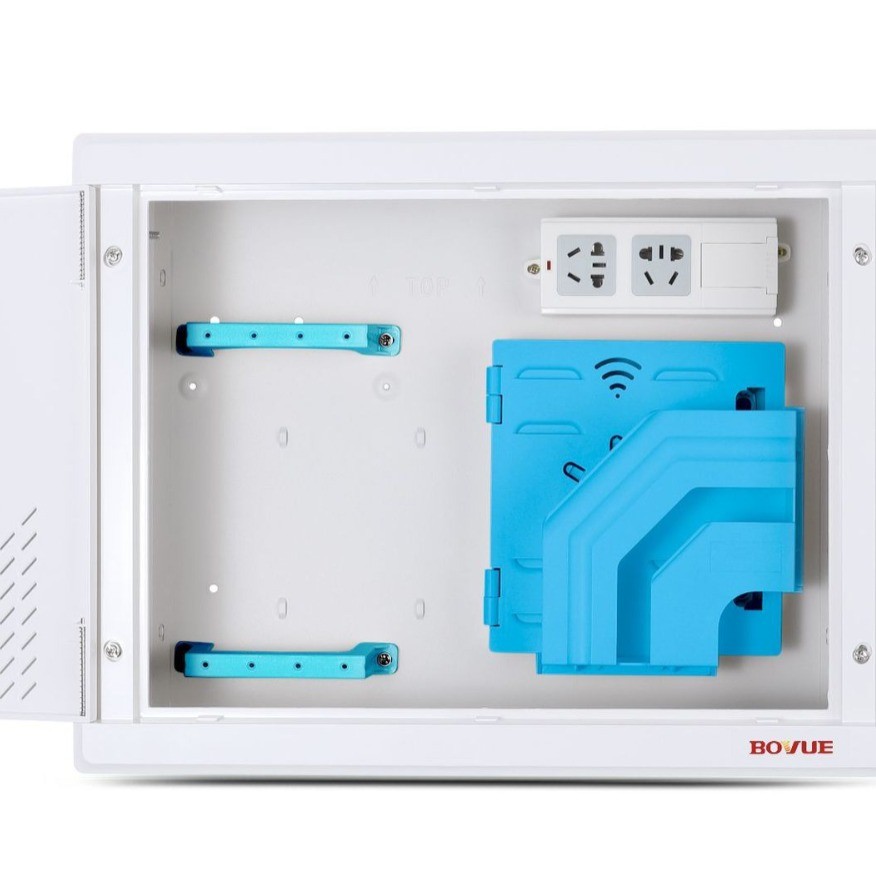 半力e150柏塑带标准配置光纤入户布线箱弱电箱多媒体信息箱