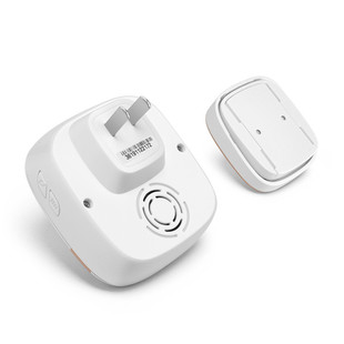 博颖b911自发电无线门铃家用智能叮咚防水音乐无线闪光一拖一门铃