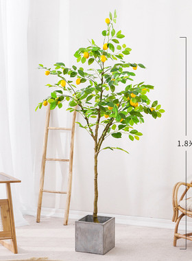 仿真绿植轻奢心叶榕大型物装饰仿生假植盆栽室内客厅摆件花树