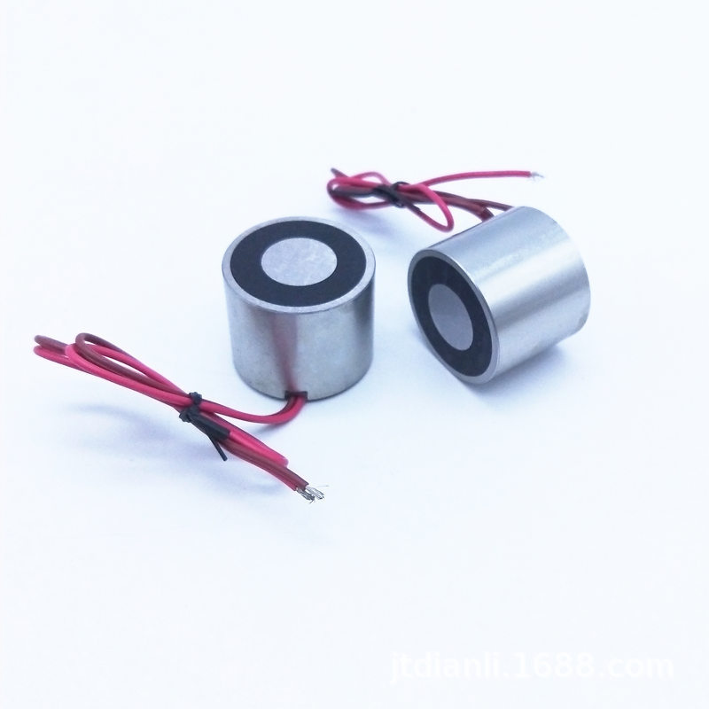 失吸盘型电磁铁p35/29k磁力30kg断电有磁通电消磁12v24v永磁电