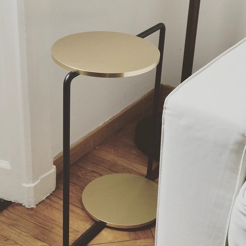 创意边几北欧简约高级迷你角几小茶几现代小桌子轻奢大理石架子