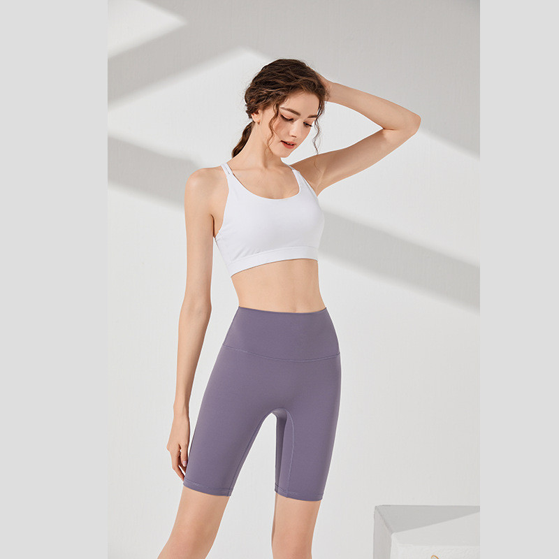 短款瑜伽裤健身裤女夏季薄款运动紧身力透气打底裤骑行裤一件批发