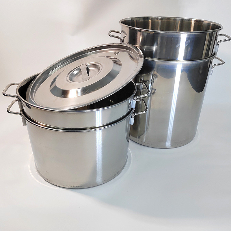 304不锈钢汤桶商用多用桶食堂汤锅 酒店带盖饭桶加厚水桶储物储水