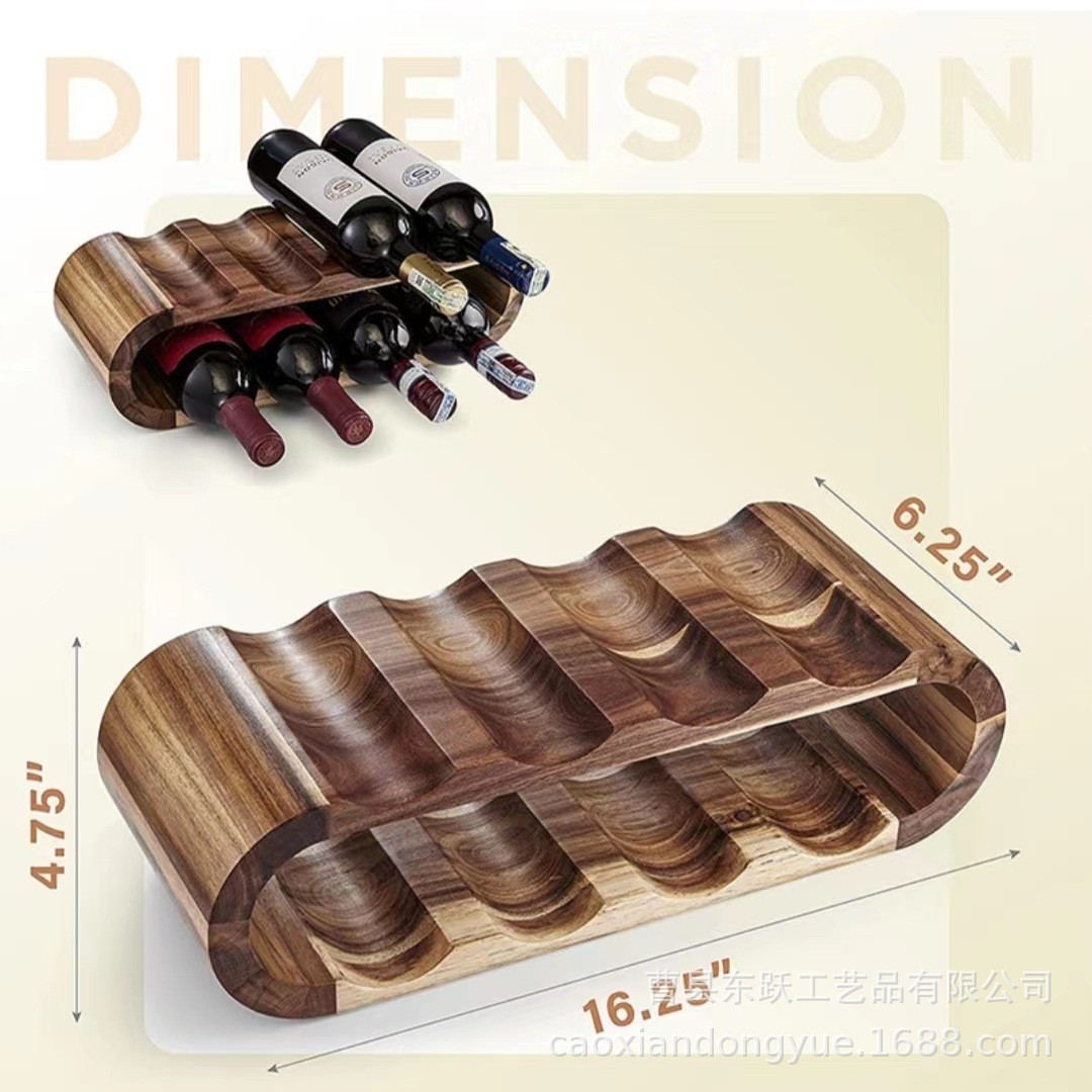 现货木质红酒展示架葡萄酒架小型红酒展示架装饰品欧式红酒架摆件