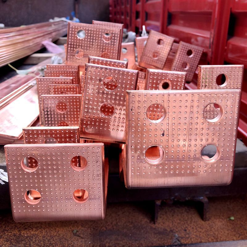 铜排12*100电工接线电力铜排打孔折弯造型零散镀锌镀锡挂锡切割