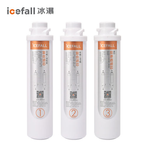 冰瀑净水机X小确幸/纯萃PLUS1号2号3号滤芯台式即热直饮水机滤芯
