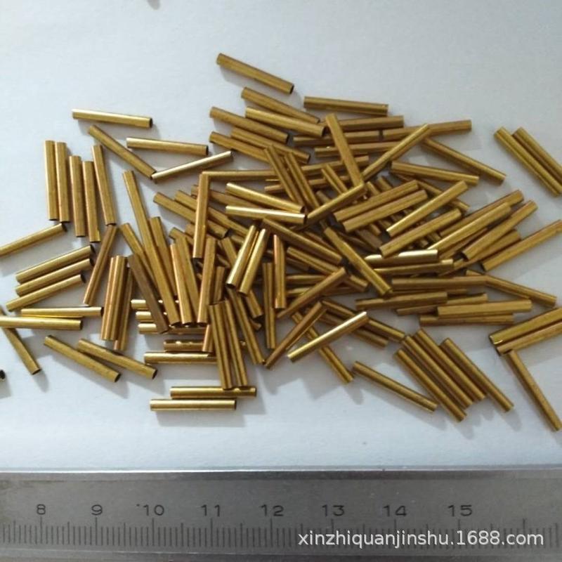 厂家供应h62黄铜管大口径厚壁黄铜管h62/h59/h65黄铜毛细管切割
