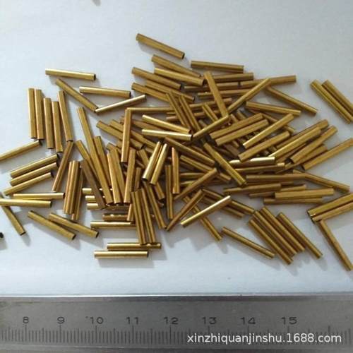 黄铜供应h62黄铜管大口径厚壁黄铜管h62/h59/h65厂家毛细管切割