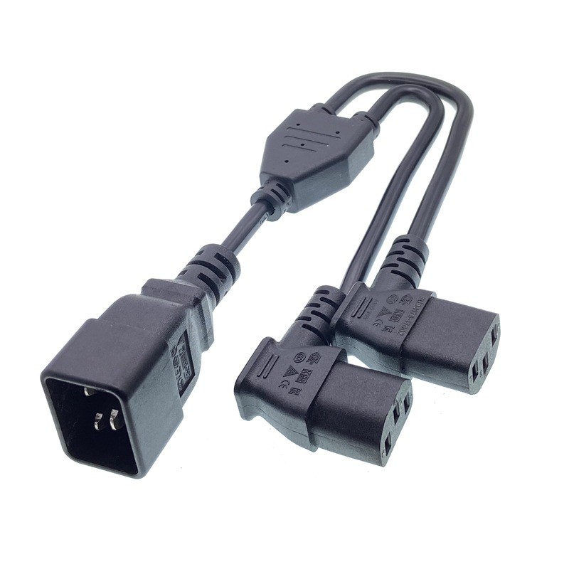 c20转c19电源线c20一分二电源线c19转c13插头线c20分c13大功率线