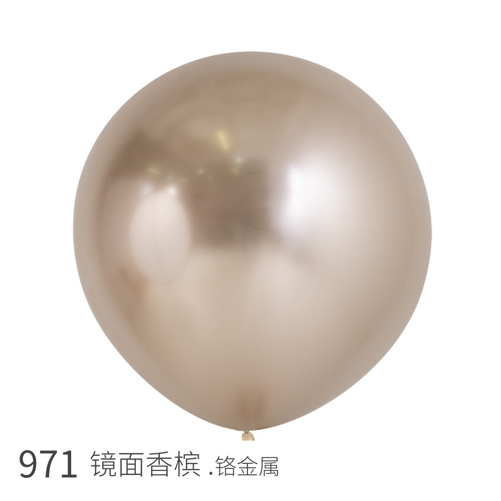 【24英寸/10颗/球金属】哥铬|sempertex气球婚礼派对生日布置