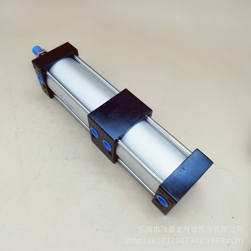 热销国产拉杆式sct多位气缸sct80x50x100s多行程气缸 sct80x125x1