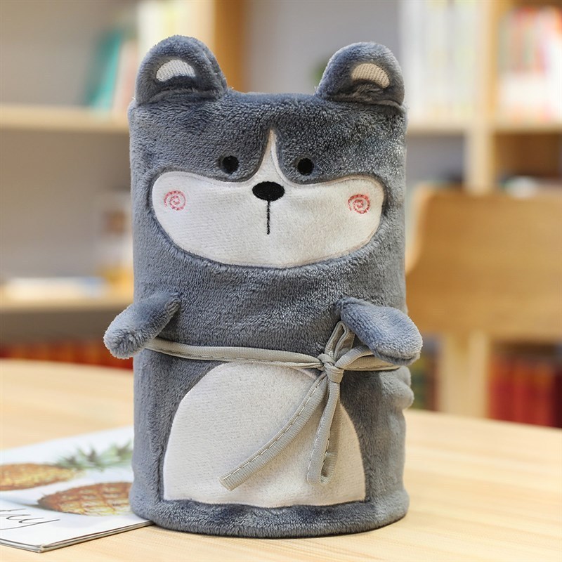 m3no夏季单人法兰绒夏天毯子办公室午睡空调小被子汽车空调毯薄款