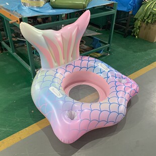 利成批排水充气泳池躺椅pvc水上泳池游乐场浮发上浮椅充气甜甜圈