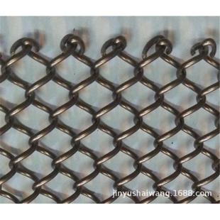 金属钢丝编织装饰网帘美观铁丝网帘金属吊帘低碳钢丝金属垂帘