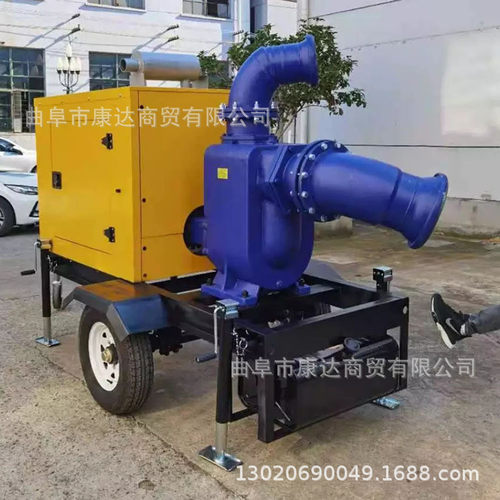 热销8寸10移动12寸寸泵车养殖场抽污泵1000方柴油机抽水泵