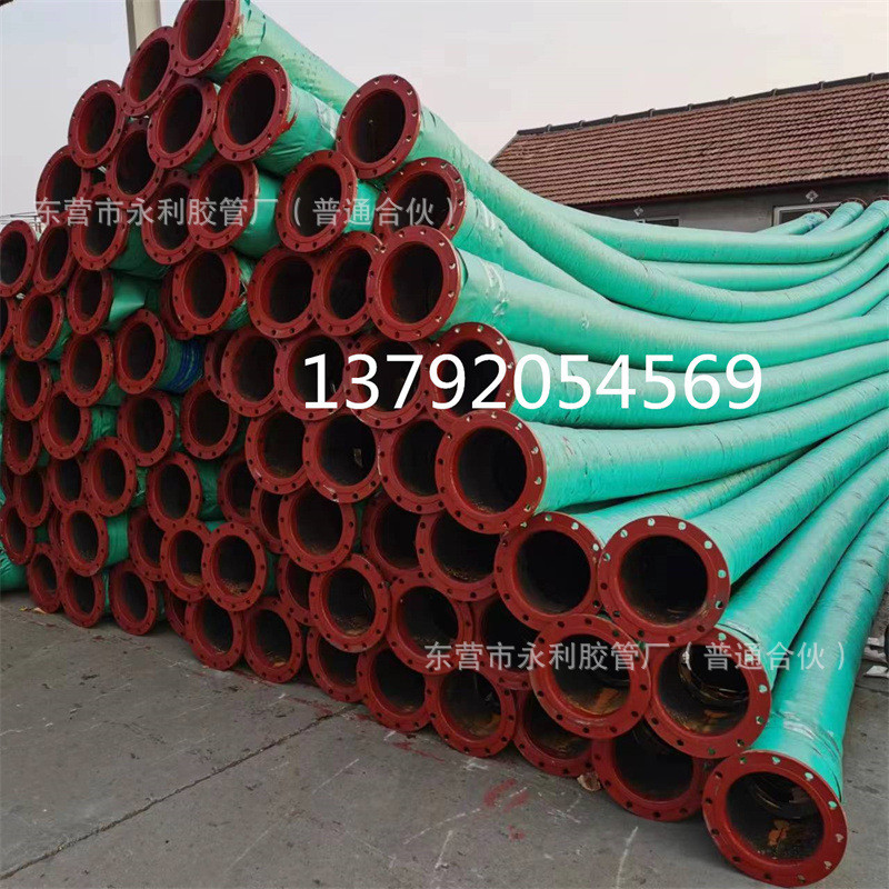 大口径橡胶钢丝胶管吸水排泥抽砂专用钢丝骨架缠绕管