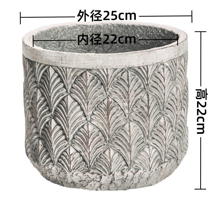 镁泥花盆欧美现代绿植客厅商场室内外落地复古做旧特大型号艺术盆,鲜花速递/花卉仿真/绿植园艺,花盆,淘宝优惠券,粉丝福利购,淘宝优惠卷