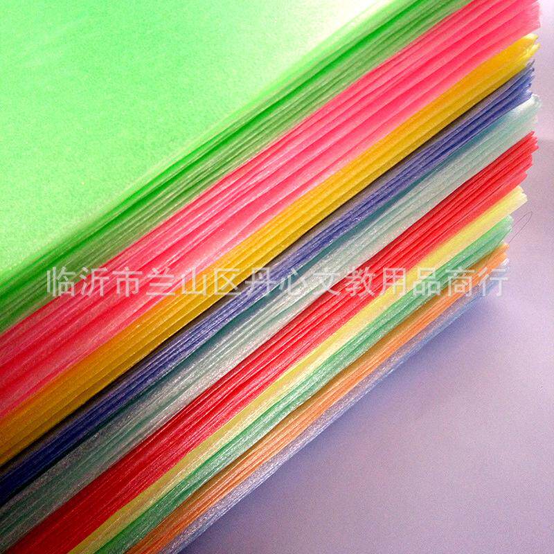 diy手工彩色吹塑纸版画吹塑板泡沫材料装饰纸大张用