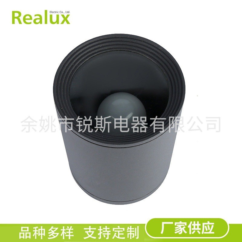 餐厅圆筒形明装照明灯100w吸顶吊装两用筒灯新款过道顶灯