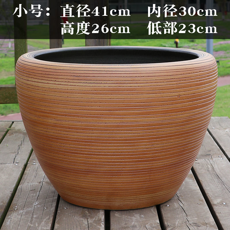 景德镇陶瓷缸养荷花莲花盆乌龟锦鲤睡莲缸特大号水缸庭院客厅一件