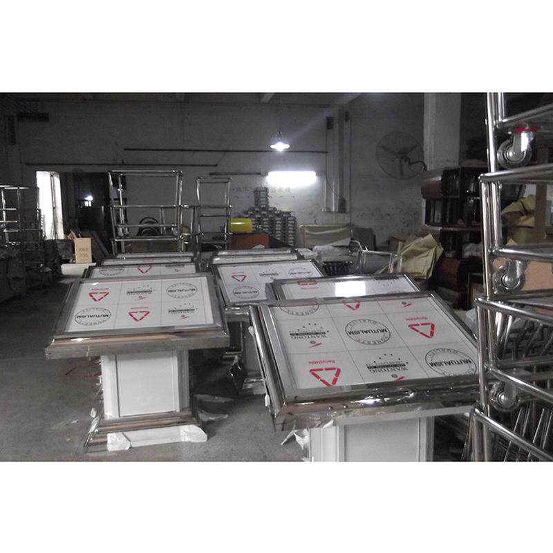led灯箱座大堂导向台楼层索引平面导视台钛金不锈钢地卧式索引台