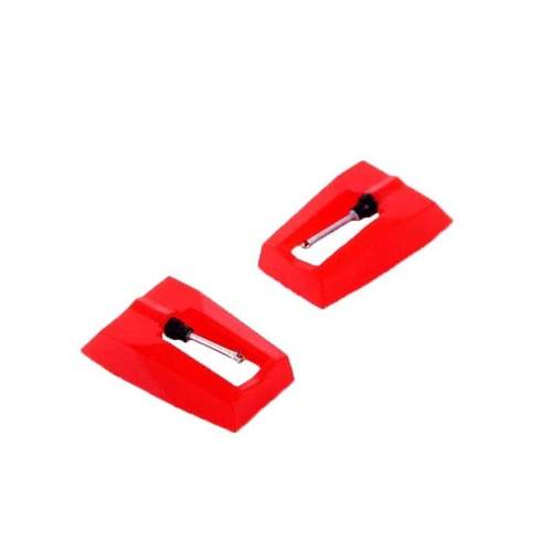 红宝石唱机针通用转盘式唱针唱头LP留声机转盘更换针5个