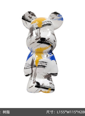 爱心熊装饰摆件客厅儿童样板房酒店商场店面橱窗创意摆设桌面饰品