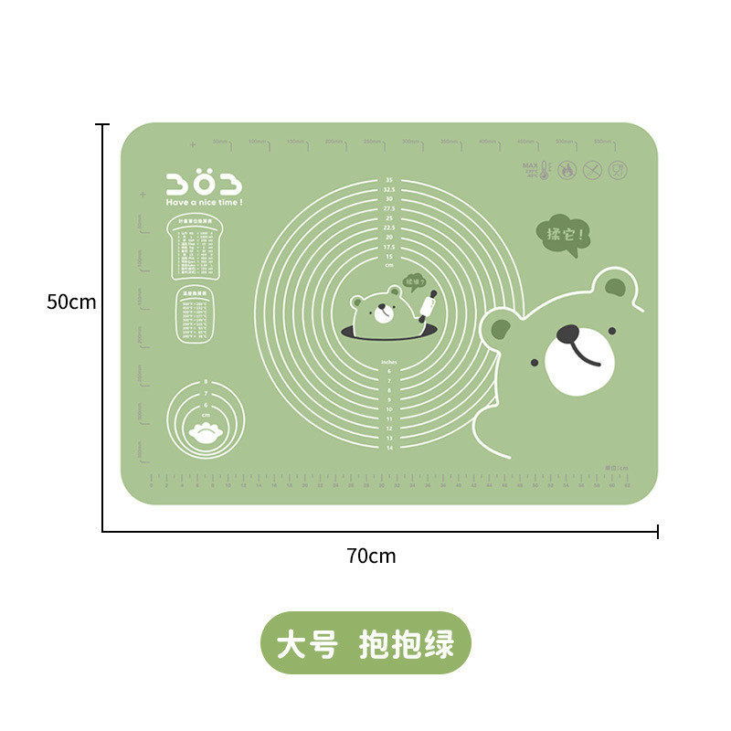 厨房硅胶揉面垫加厚食品级硅胶做馒头包子的案板防滑面和面擀烘焙