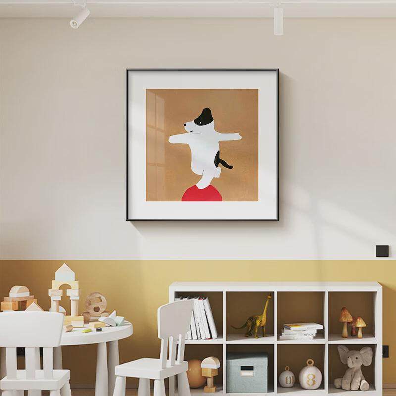 现代卡通铝合金装饰画喷绘卧室床头挂画可爱温馨儿童房墙壁画供应