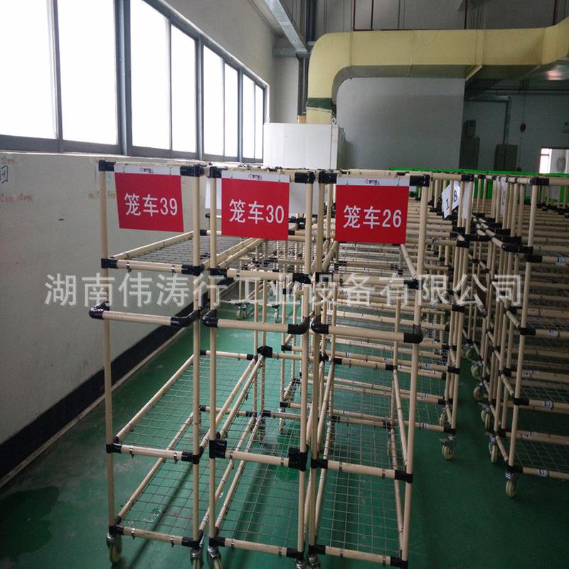 棒精益管货架线防静电工作台/操作台周转车厂家直供价格实在
