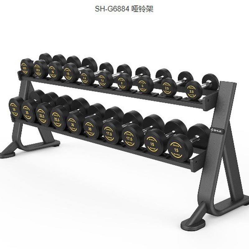 舒华（SHUA） SH-G6884 哑铃架 （配套10付哑铃）