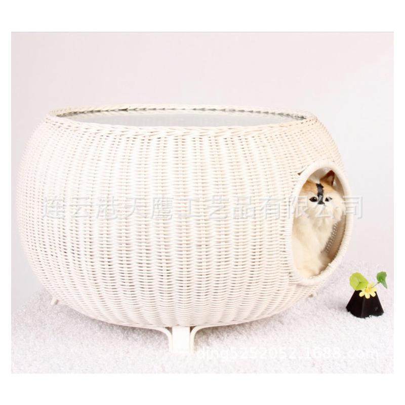 现货批发猫笼猫茶几猫狗两用猫窝半封闭式藤编宠物猫家具,宠物/宠物食品及用品,猫笼子/猫别墅,淘宝优惠券,粉丝福利购,淘宝优惠卷