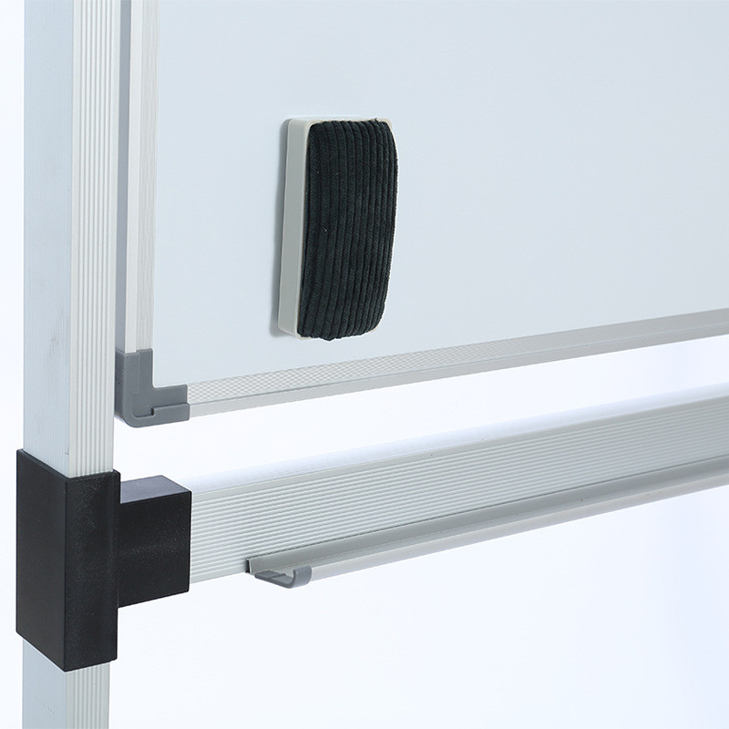 上海厂家直销可移动轻便铝合金支架式白板培训白板多功能双面