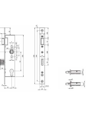 热销进口assa 芯标准插abloy锁体入户门n1500酒店住宅室内门不锈