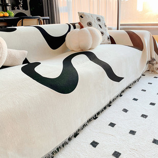 专用雪尼尔四季通用沙发巾加厚批发万能罩布料全包沙发套自己做