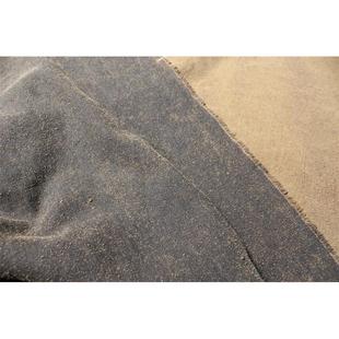 香云纱50姆米柞蚕丝疙瘩桑蚕丝面料幅宽110重磅绸服装 丝绸布料