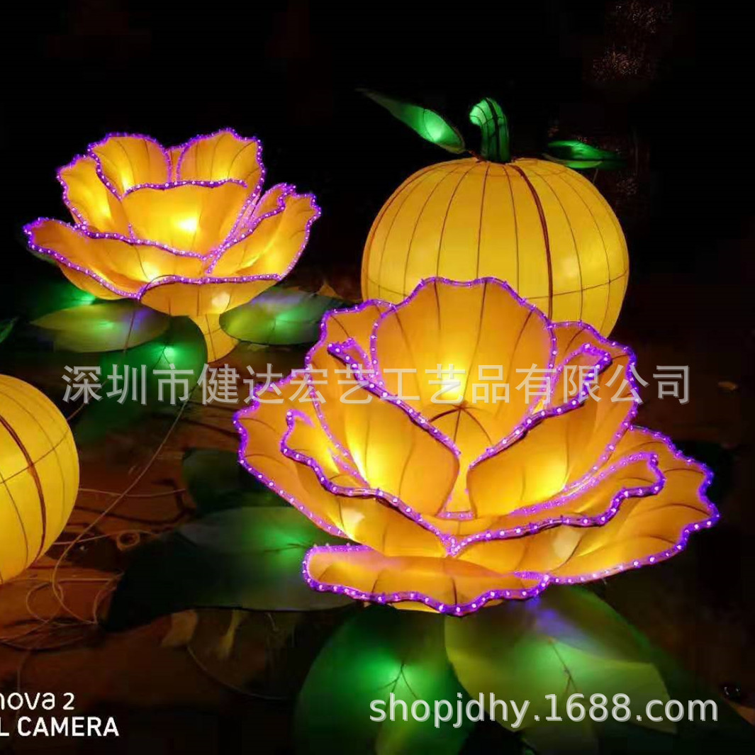 龙灯大型灯会户外灯展龙灯水果灯笼牛年生肖花灯春节装饰