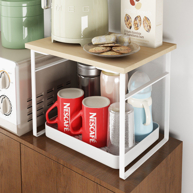 nn0i茶盘茶水托盘家用放茶杯双层茶具茶壶沥水小型轻奢办公室收纳