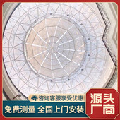 大型电动采光顶遮阳遮光隔热阳光房智能天幕天棚帘