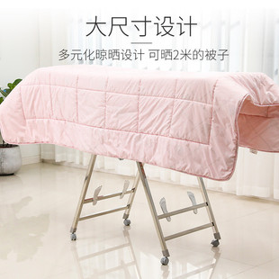 厂家供应不锈钢翼型落地晾衣架伸缩晾衣架阳台蝴蝶形折叠室内衣架