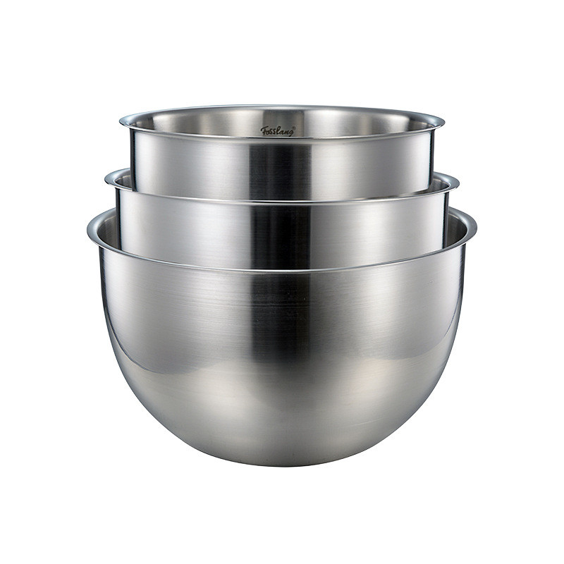 厂家定制304不锈钢搅拌碗沙拉料理盆和面三件套盘凉拌碗搅拌打蛋