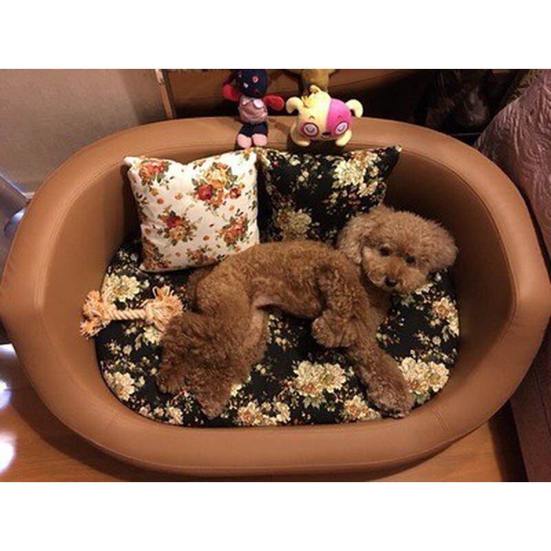 宠物用品批发狗窝实木厂家直销中小型犬宠物窝狗垫四季通用可拆洗