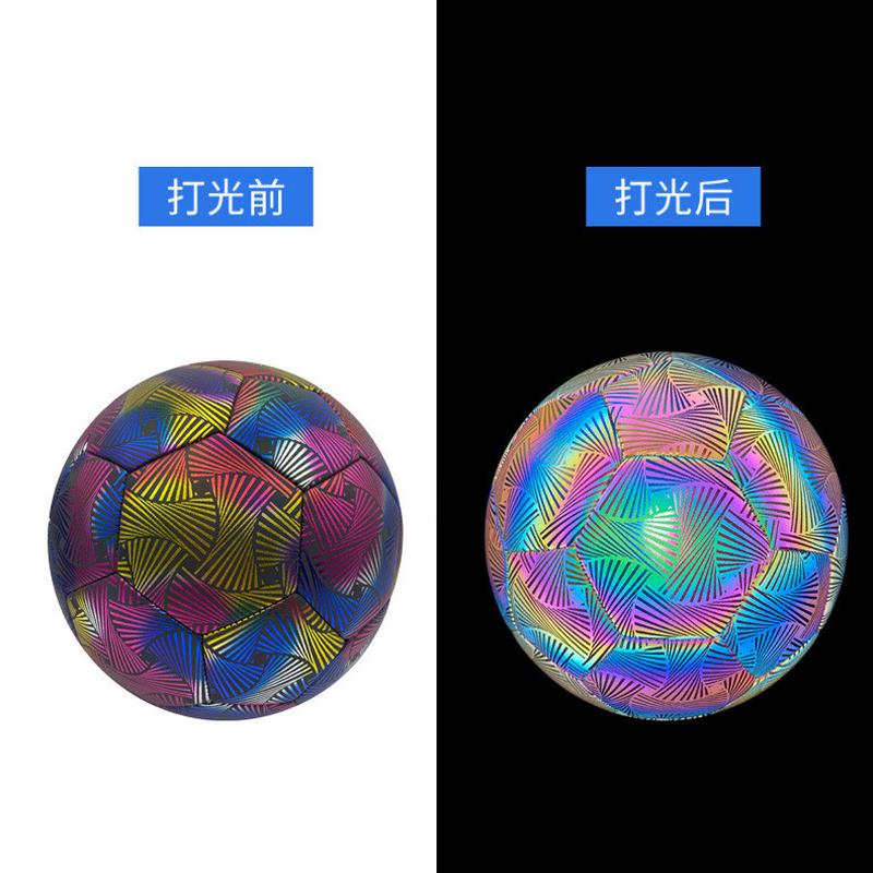 5号足球小球王子pu机封4号训练营足球学校反光夜光足球批发