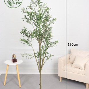 北欧仿真绿植绿植落地装饰仿真橄榄树假橄榄树盆栽