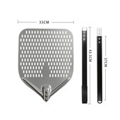 上海铲子汇披萨乐商用1214英寸铝合金披萨铲子国产意式 披萨铲