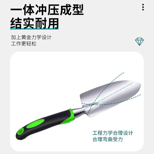 园林五金工具花园批发三爪铲子手套园艺套装修枝剪喷瓶工具包