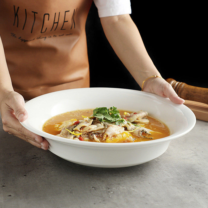 热销c&酸菜鱼盆大碗水煮鱼毛血旺干锅大号汤碗家用酒店陶瓷餐具汤,家装主材,台上艺术碗盆,淘宝优惠券,粉丝福利购,淘宝优惠卷