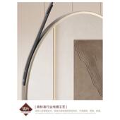 北欧壁挂圆形装 创意浴室镜子挂墙 饰吊镜现代简约卫生间化妆镜个性