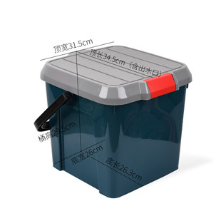 可坐钓鱼桶加剧组现场箱家用洗澡浴室带盖塑料凳厚大手提收纳水桶