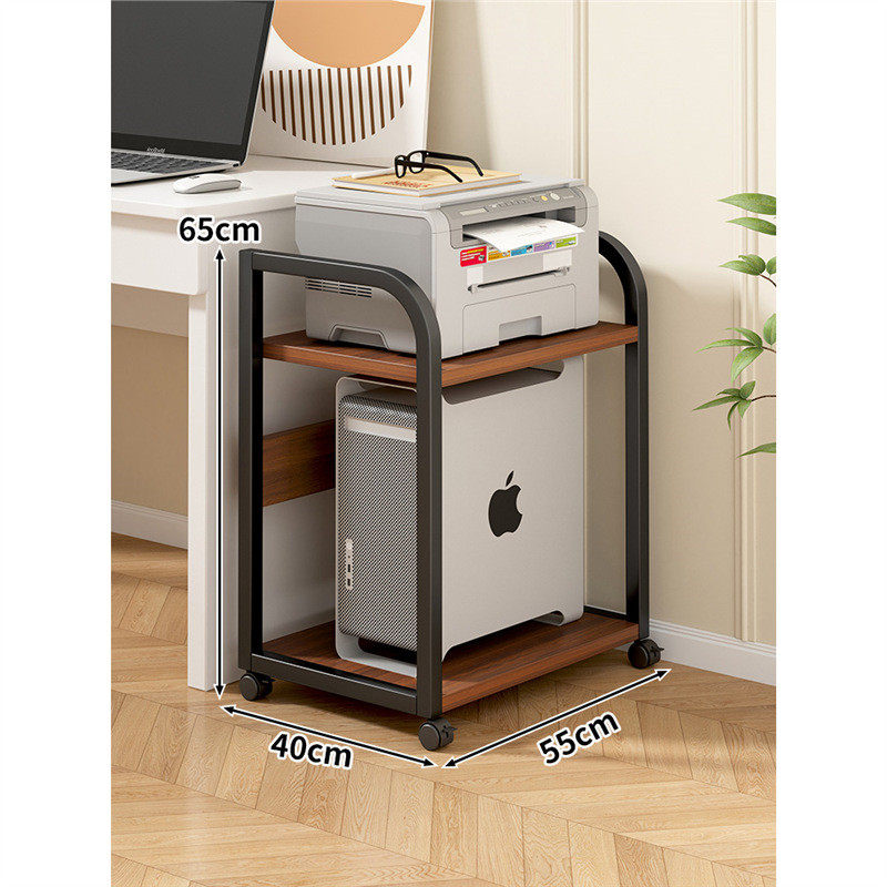 落地多层置物架简约可移动打印机架子架子客厅扫地机器人归置架子